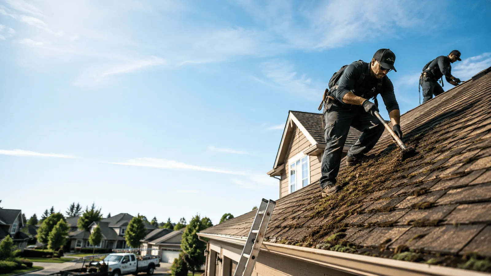 Roof Moss Removal in Pickett, WI near me